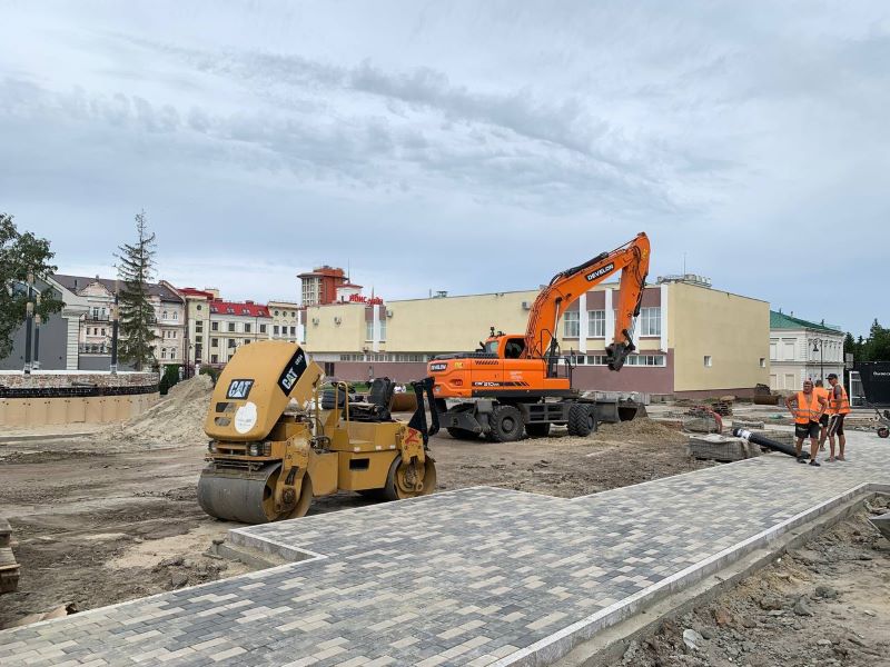 Осенью завершится благоустройство «Городского сада».