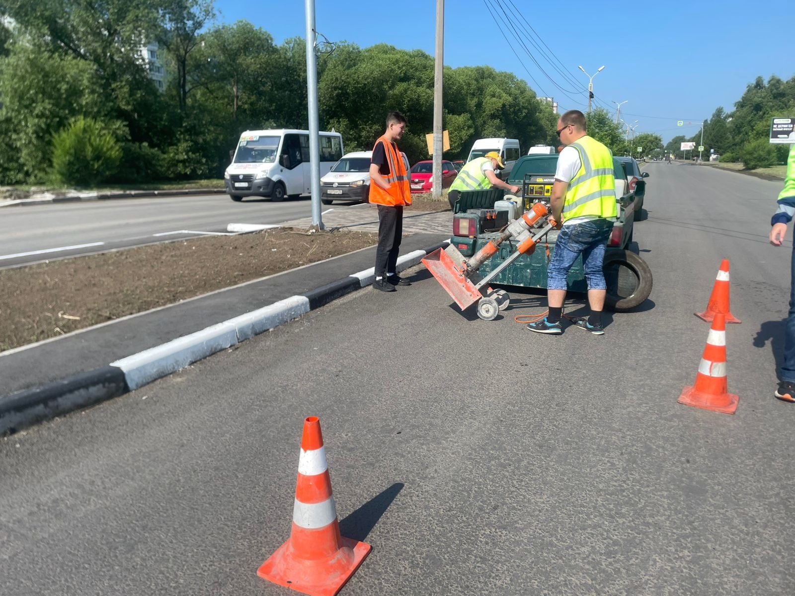 Ремонт дорог по нацпроекту проходит под надзором специалистов строительного контроля.