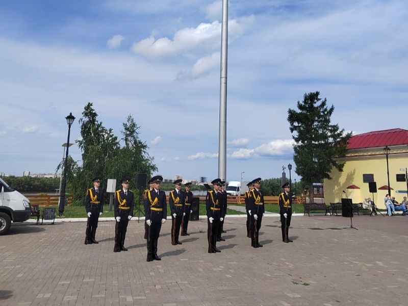 В Омской крепости прошли торжественные проводы призывников.