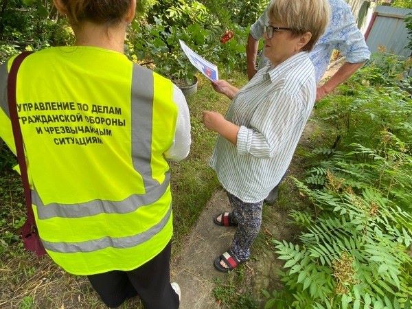 В Ленинском округе прошел противопожарный рейд по адресам проживания многодетных семей.