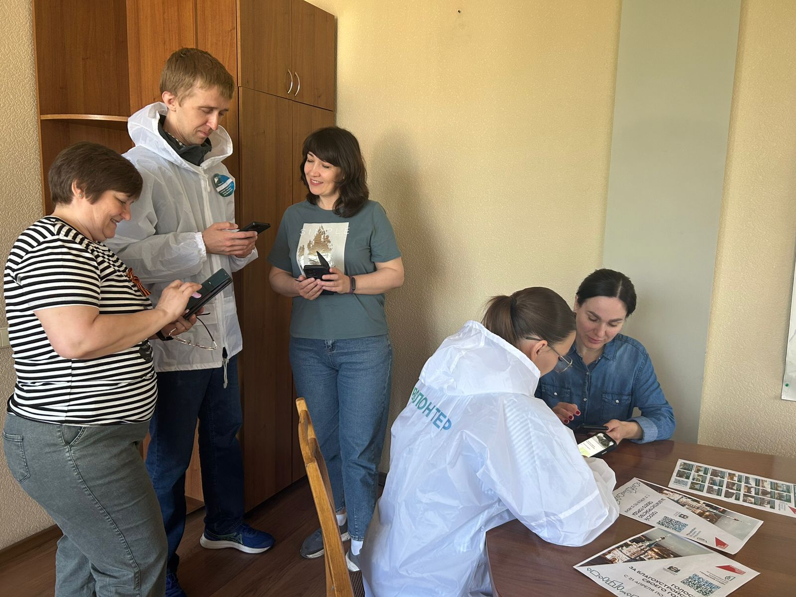В Ленинском округе проходит голосование за объекты благоустройства.