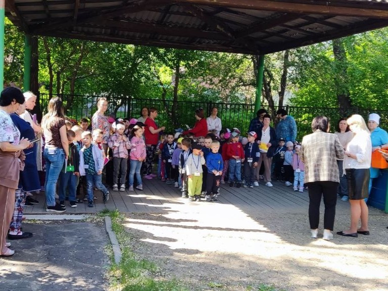 В омском детском саду № 2 прошла учебная эвакуация.