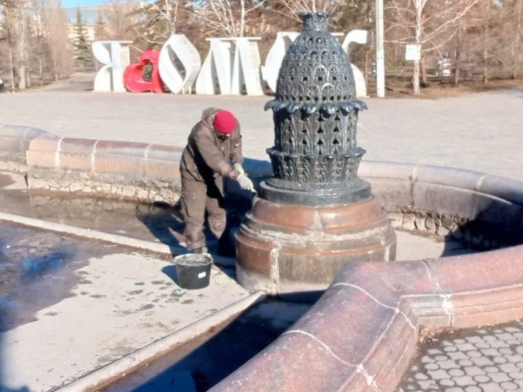 Мэр рассказал, когда в Омске начнут работать фонтаны.
