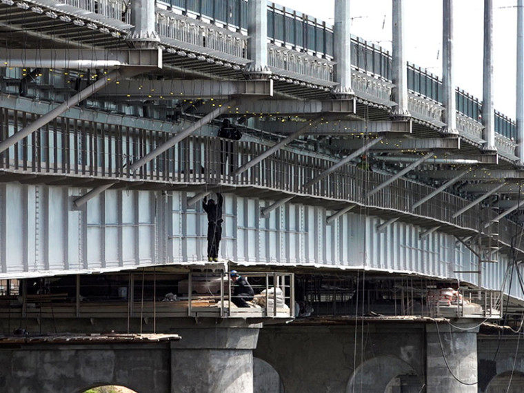 Завершается капитальный ремонт Ленинградского моста.