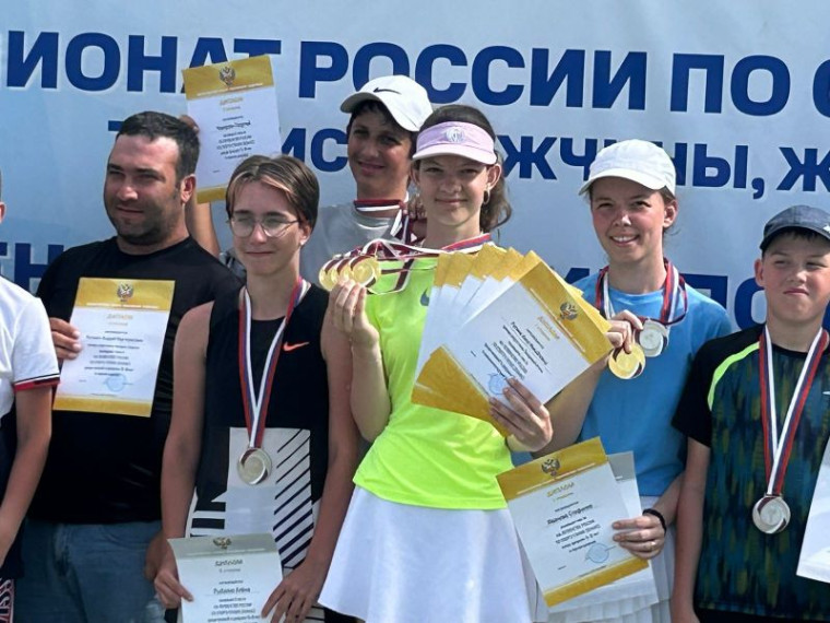 Омская спортсменка стала абсолютной Чемпионкой Первенства России по теннису.